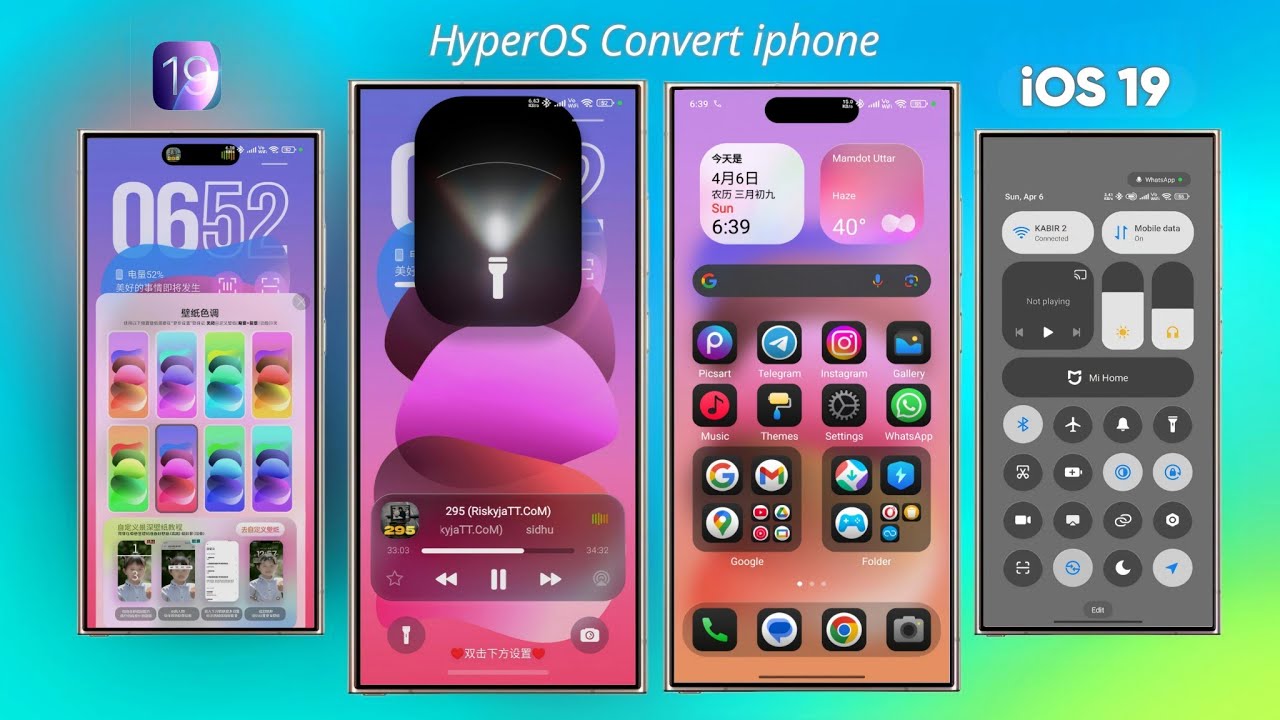 OG SUPER 19  iPhone Theme For HyperOS + Miui  | The Most Requested iOS 19 #sardarjitruetech