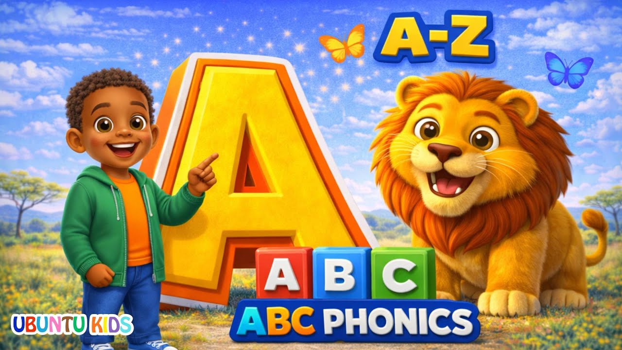 ABC Letter Sounds for Kids | Phonics Song A to Z | Learn Alphabet | Ubuntu Kids