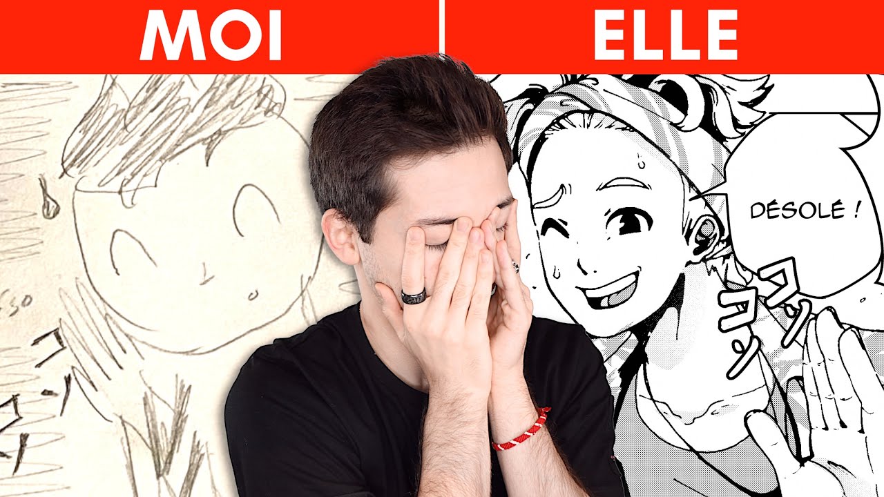 elle transforme mes dessins moches en manga 🖋