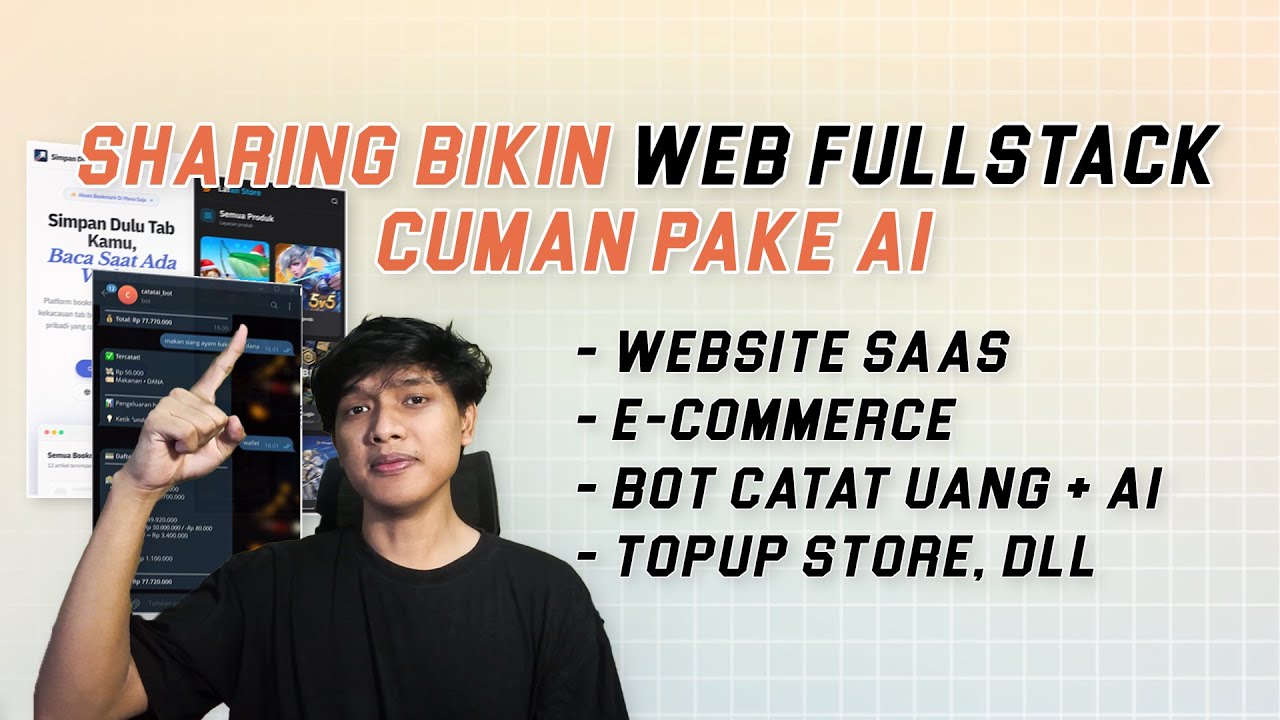 BIKIN 6 SAAS WEB FULLSTACK DALAM 2 BULAN CUMAN PAKE AI