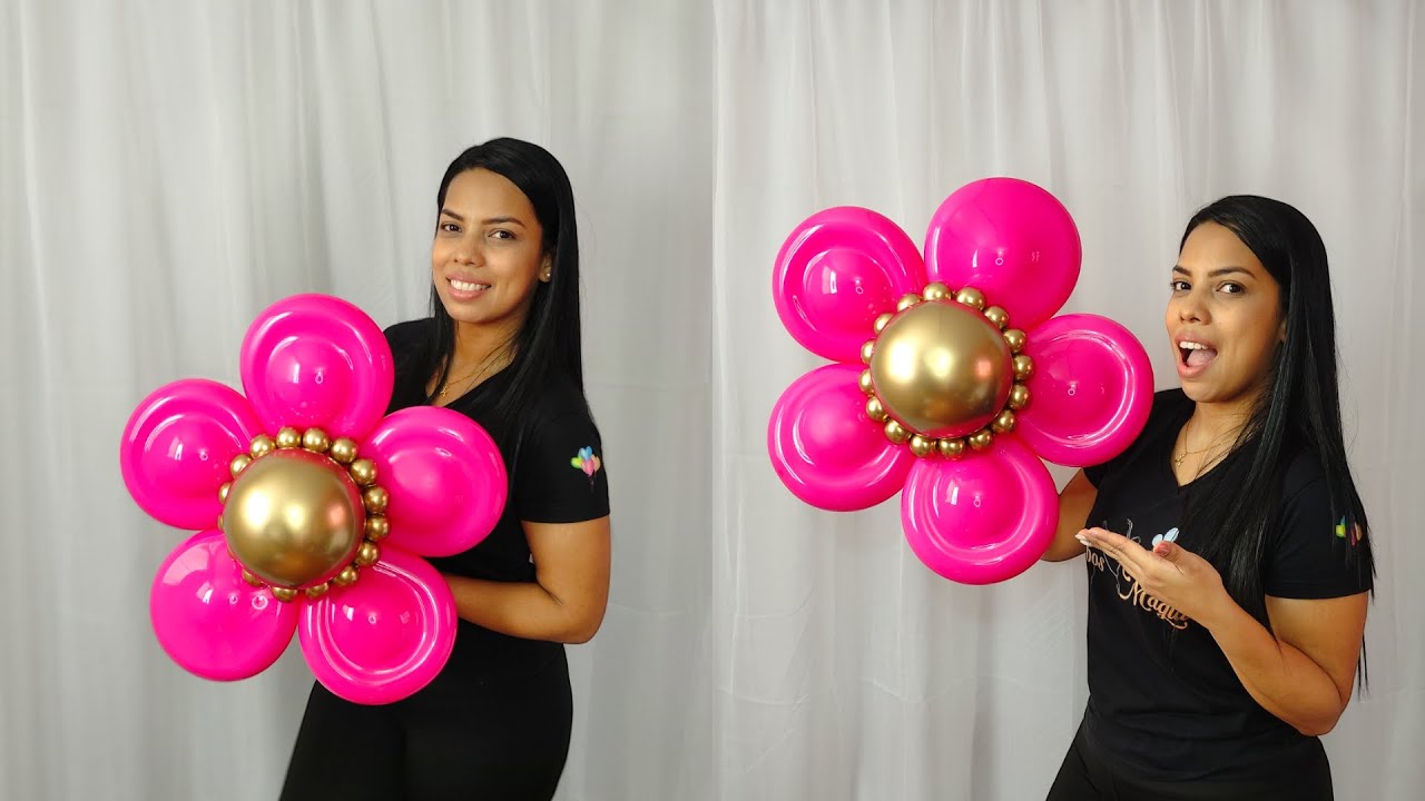 Cómo Hacer una Flor en Distorsión -globos balloon