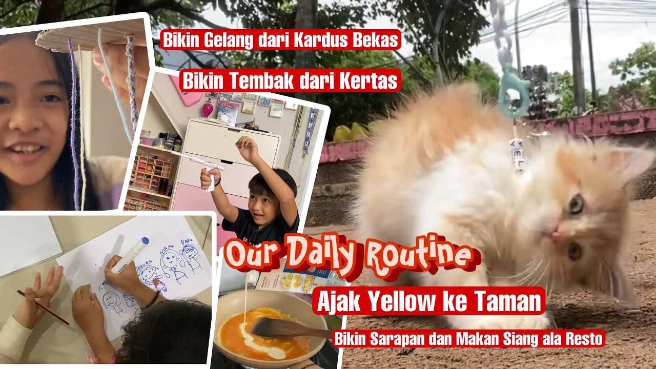 Daily Routine | Seharian Berkreasi dari Barang Bekas dan Masak ala Resto