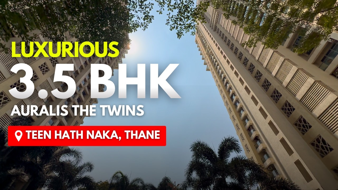 Lavish 3.5 BHK in Auralis The Twins with Metro Connectivity at Teen Hath Naka, Thane