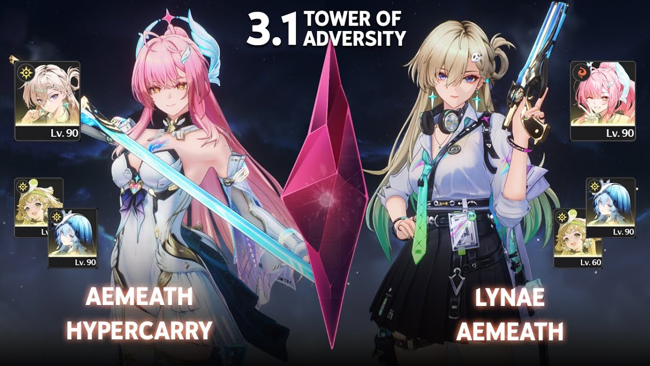 S0 AEMEATH is Insane! Aemeath and Lynae Team Showcase | Tower of Adversity | Wuthering Waves 3.1