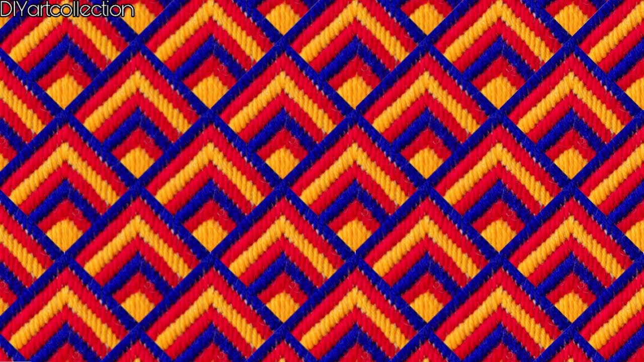 Woolen doormat making design-how to make sitting mat design-stitch ason,rugs,tablemat