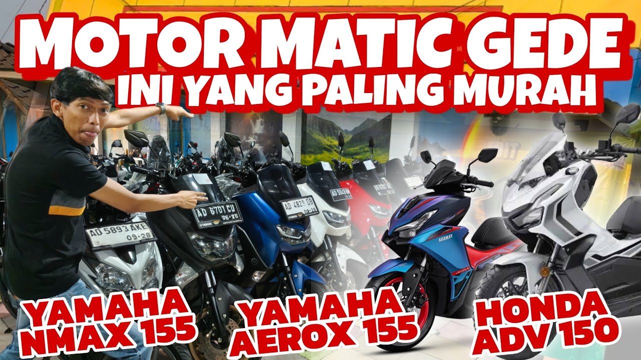 MOTOR MATIC GEDE PALING MURAH, AEROX, NMAX atau ADV 150 - motor bekas murah - ANEKA JASA MOTOR 