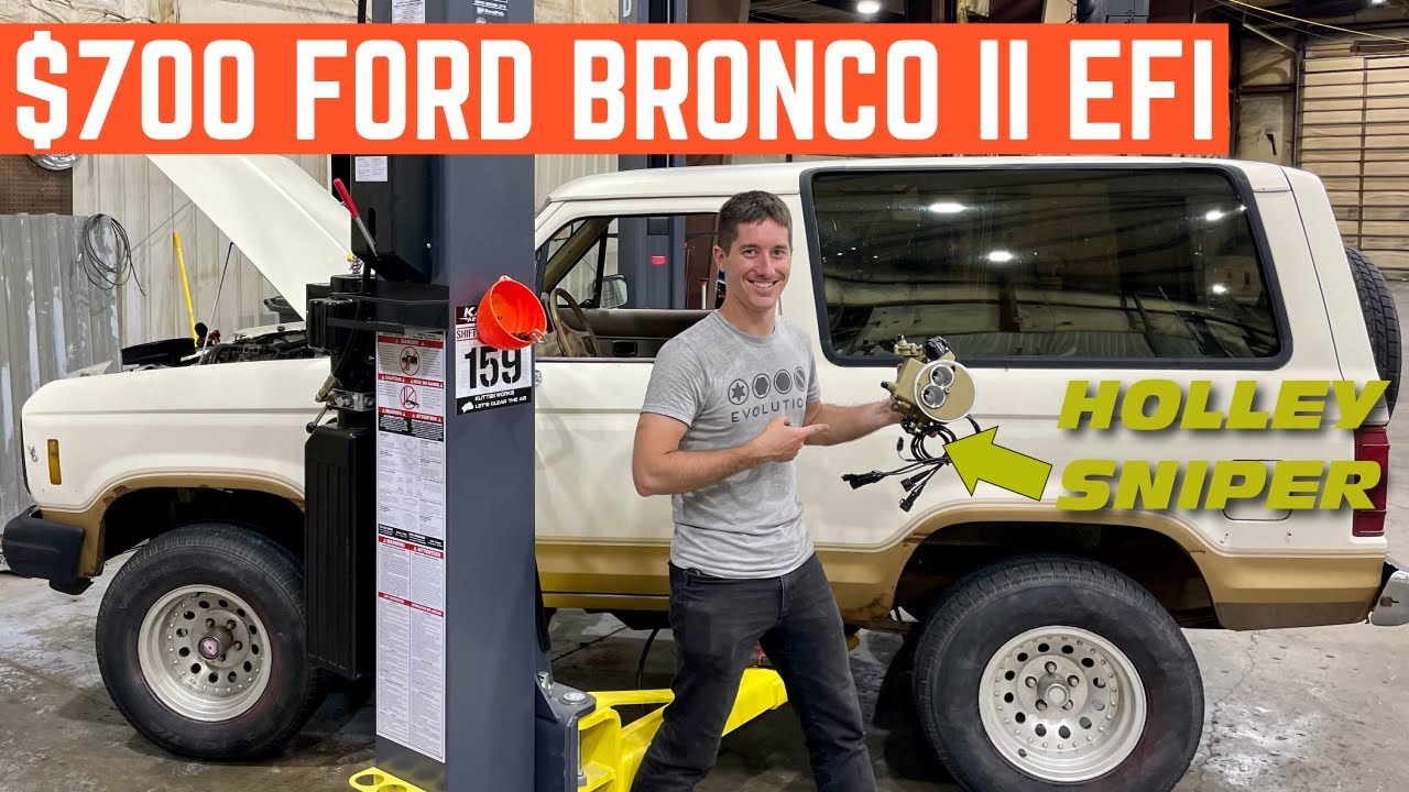 $700 Bronco II Ultimate UPGRADE *Holley Sniper EFI Install*