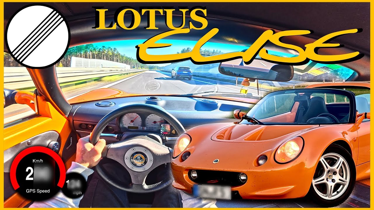 Lotus Elise S1 | Autobahn TOP SPEED and Acceleration Test