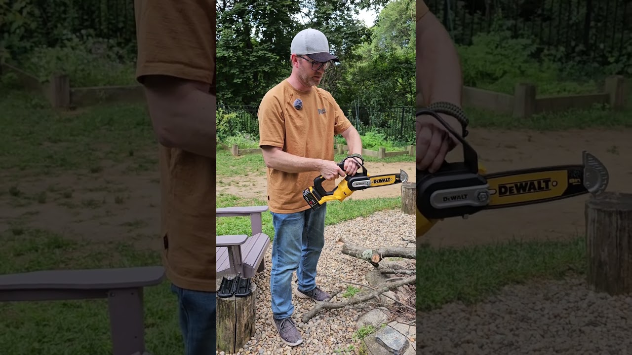 DeWalt Pruning Chainsaw Test! Quiet & Powerful! 🔥🪵