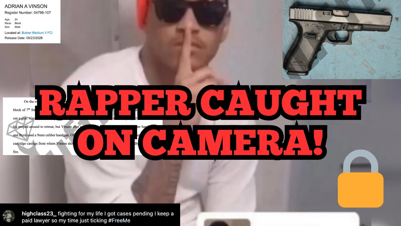 Caught on Camera: DC Rapper Highclass23🔒 gets 66-Month Sentence for Guns & Drugs, full paperwork