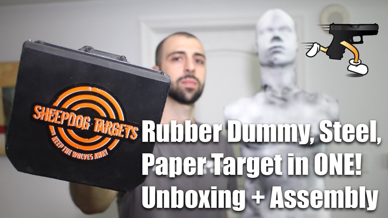 Sheepdog Targets Unboxing + Assembly (Rubber Dummies, Steel, Paper Target in ONE!)