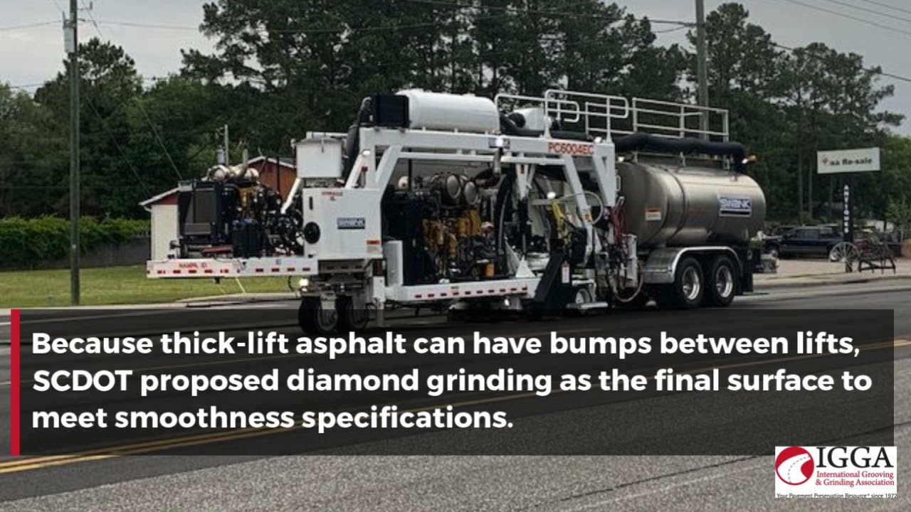 Diamond Grinding Speeds SC 544 Resurfacing, Exceeding Safety, Production and Schedule Goals