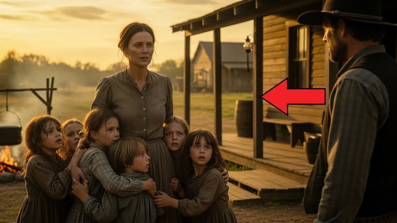 Mail Order Bride Found 8 Starving Kids in a Burned Cabin — The Cowboy Saw Hope in Ashes