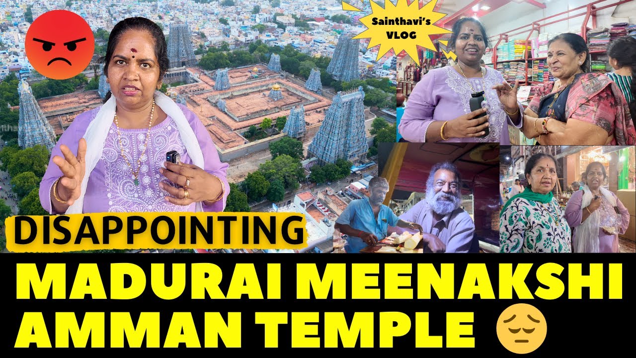 Disappointing Visit to Madurai’s Meenakshi Amman Temple 😔 Sainthavi