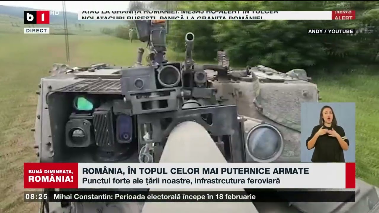 ROMÂNIA, ÎN TOPUL CELOR MAI PUTERNICE ARMATE_Știri B1TV_17 ian. 2025