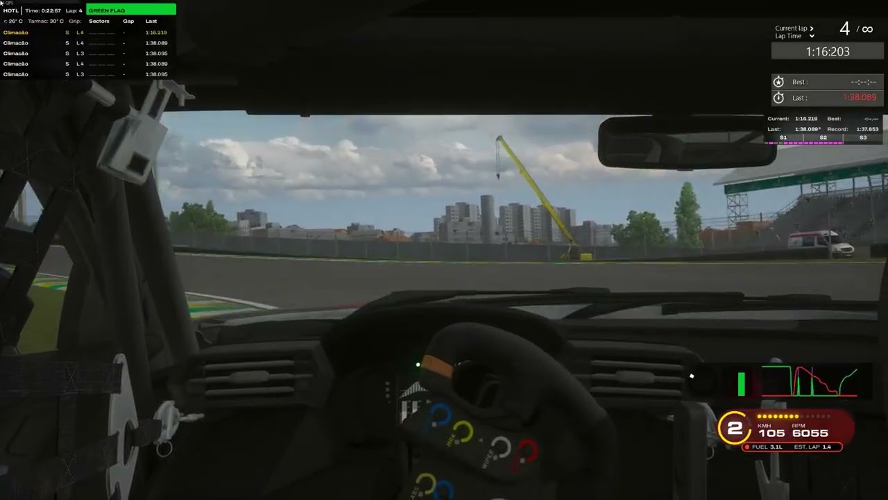 Assetto Corsa - Audi RS3 TCR - Interlagos 1'37