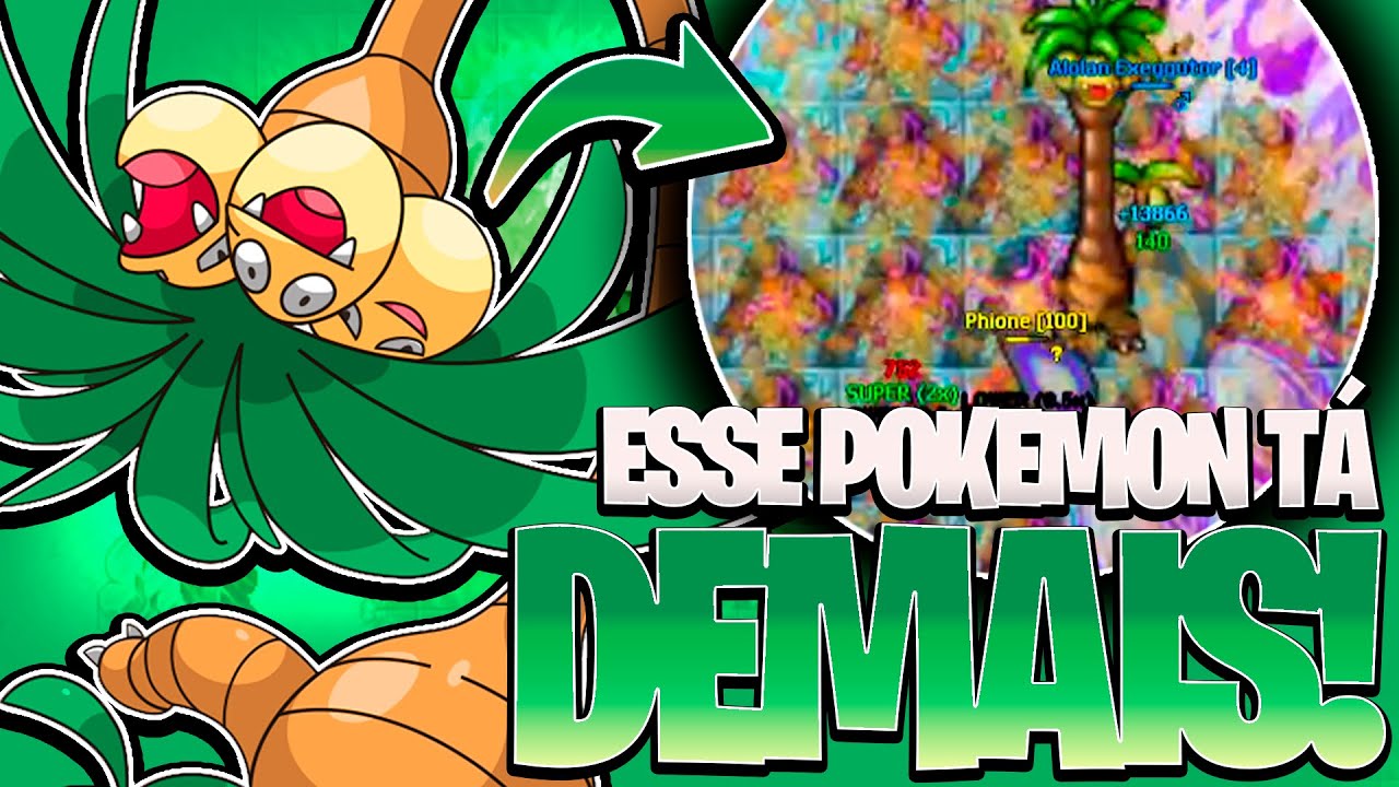 ALOLA EXEGGUTOR TÁ BOM DEMAIS!🤯😍POKETIBIA MOBILE E PC 2026 POKE MEMORIES!