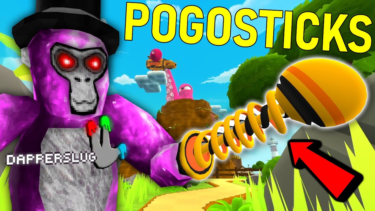 Gorilla Tag But With POGOSTICKS???
