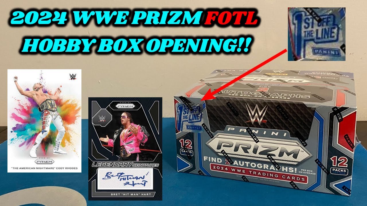 COLORBLAST!! INSANE PRODUCT!! 2024 Panini Prizm WWE FOTL (1st OFF THE LINE) HOBBY BOX OPENING!
