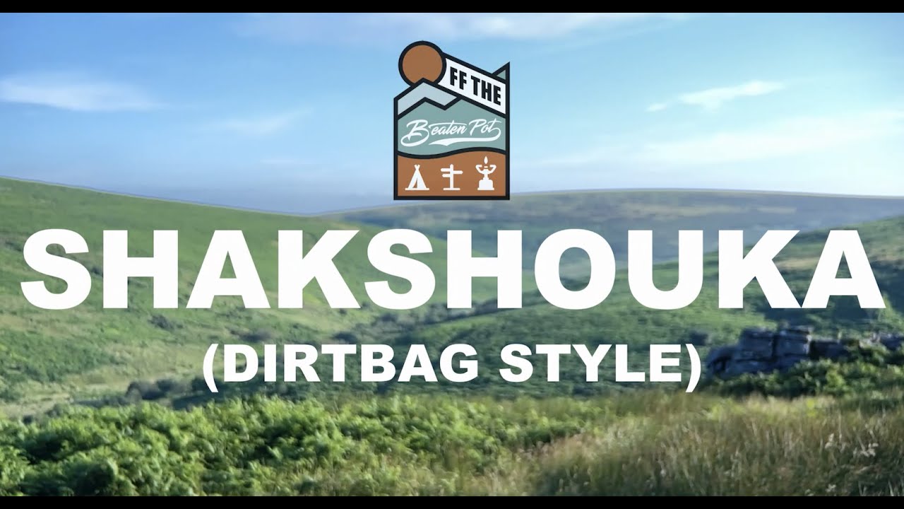 Shakshouka cooked on the SVEA 123R in beautiful Dartmoor