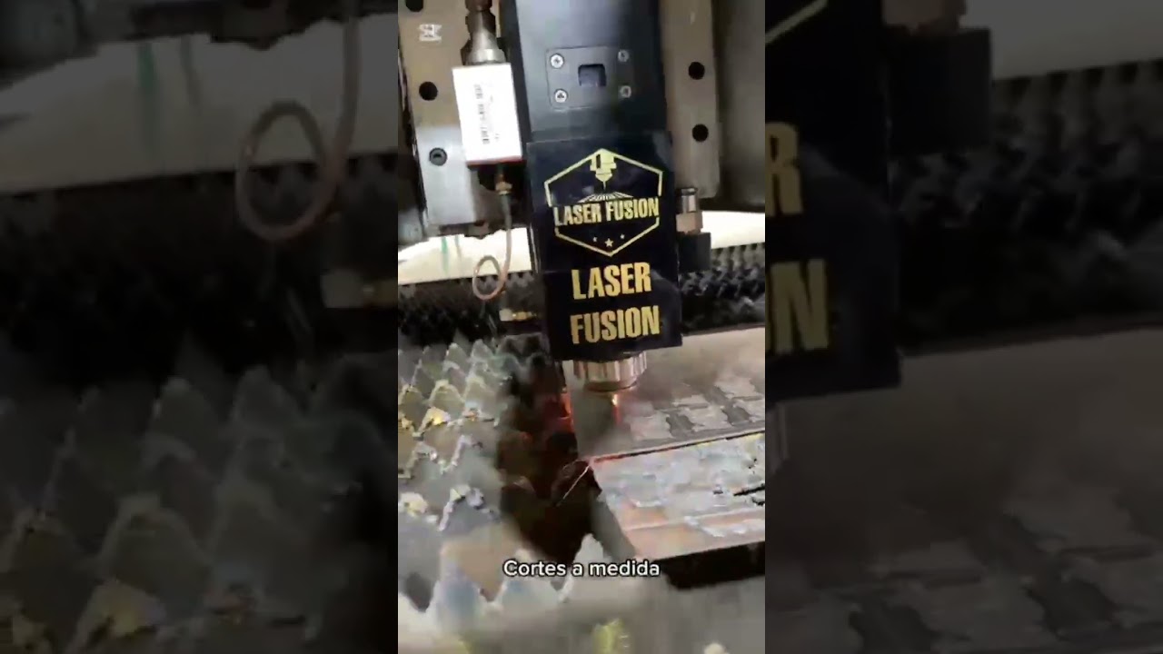 Corte l&aacute;ser de metal con precisi&oacute;n y actitud 🔥Nuestra m&aacute;quina de corte l&aacute;ser hace magia.