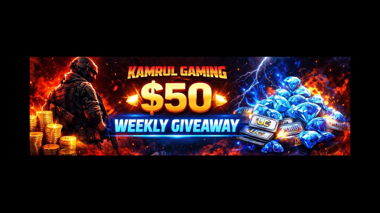 KAMRUL GAMING  50 wikli gway 10kill+booiya