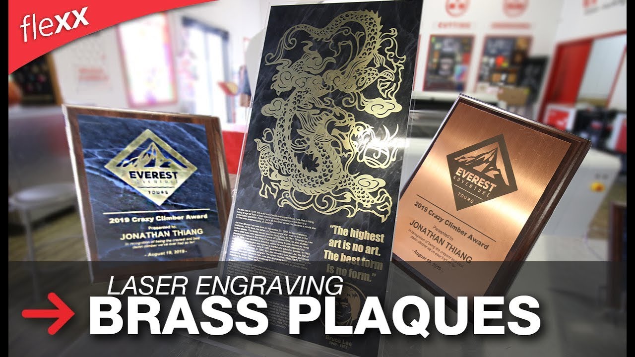 Laser Engraving Brass | Etching Brass Plaque | Trotec
