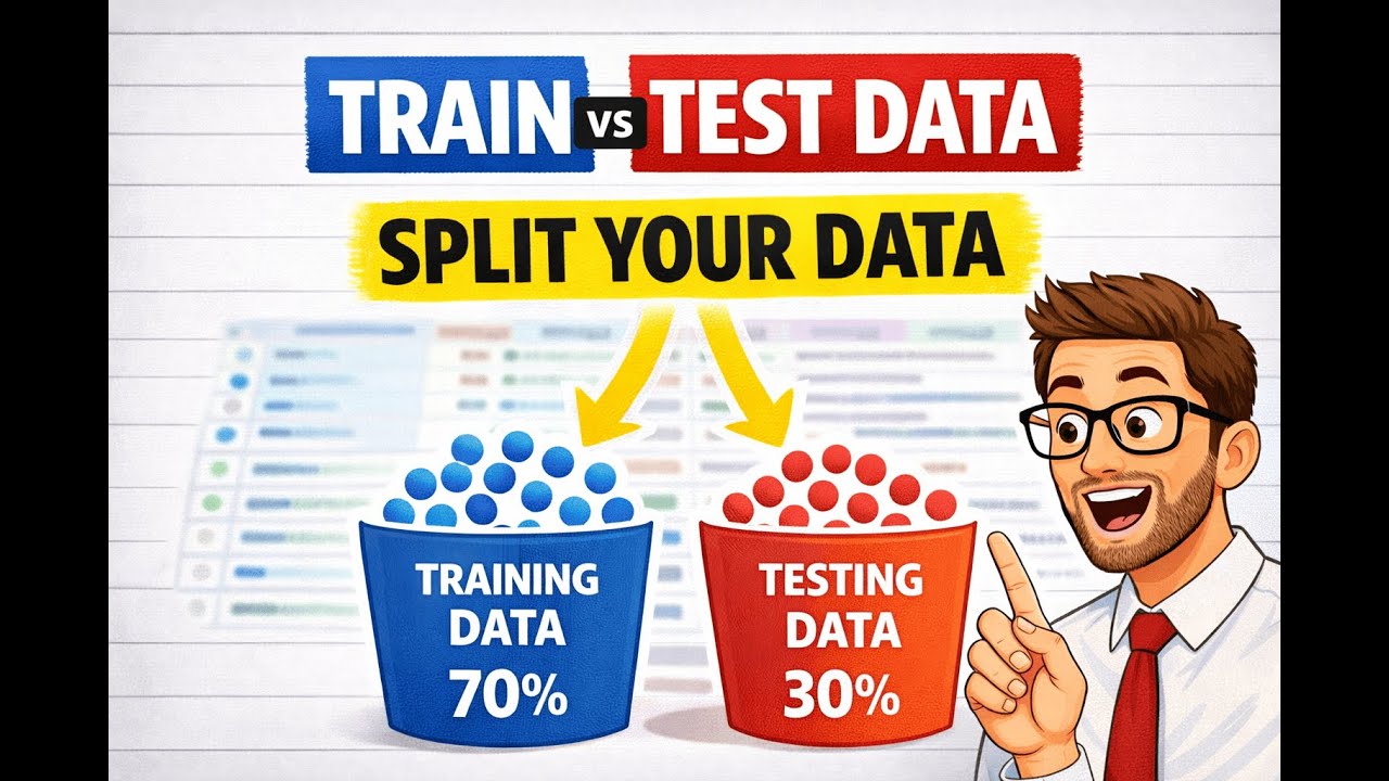 Train and Test Data Explained | How to Split Dataset in Machine Learning