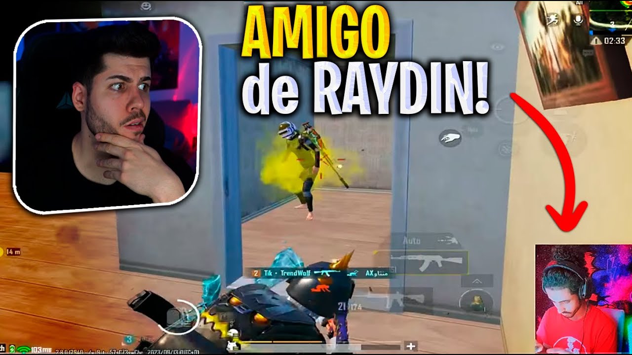 ¡EL AMIGO de RAYDIN esta ENFERMO! NO CONOCIA ESTE JUGADOR de PUBG MOBILE