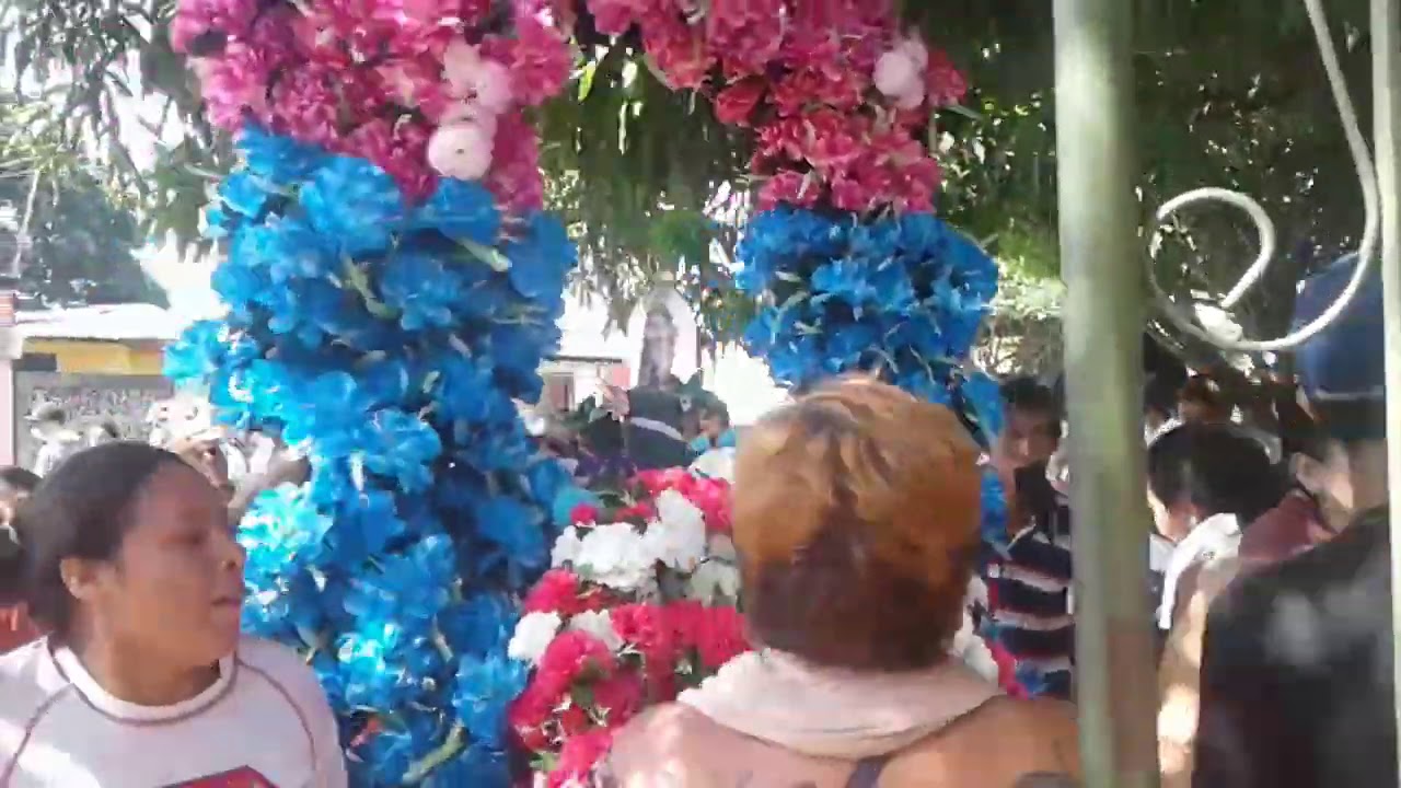 Réplica de Santo domingo de Guzmán recorre el barrio María Auxiliadora en Managua 2020