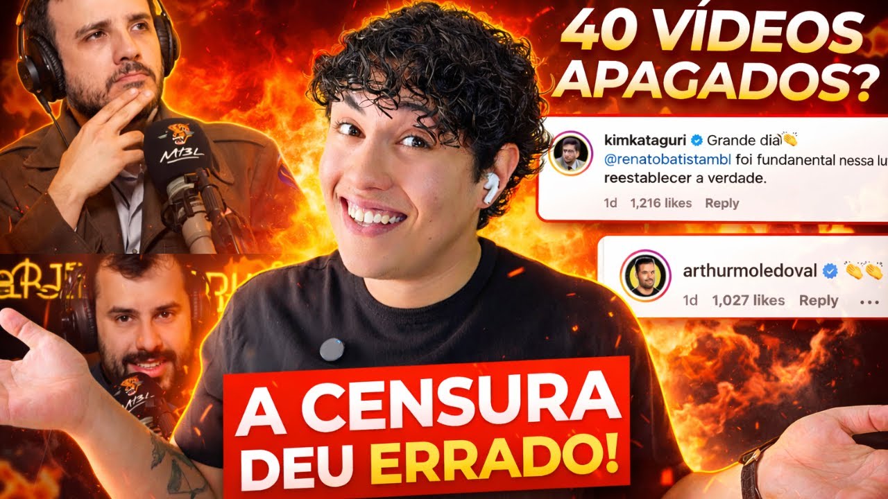 The worst embarrassment MBL has ever experienced - Censorship of Nando Moura (React)