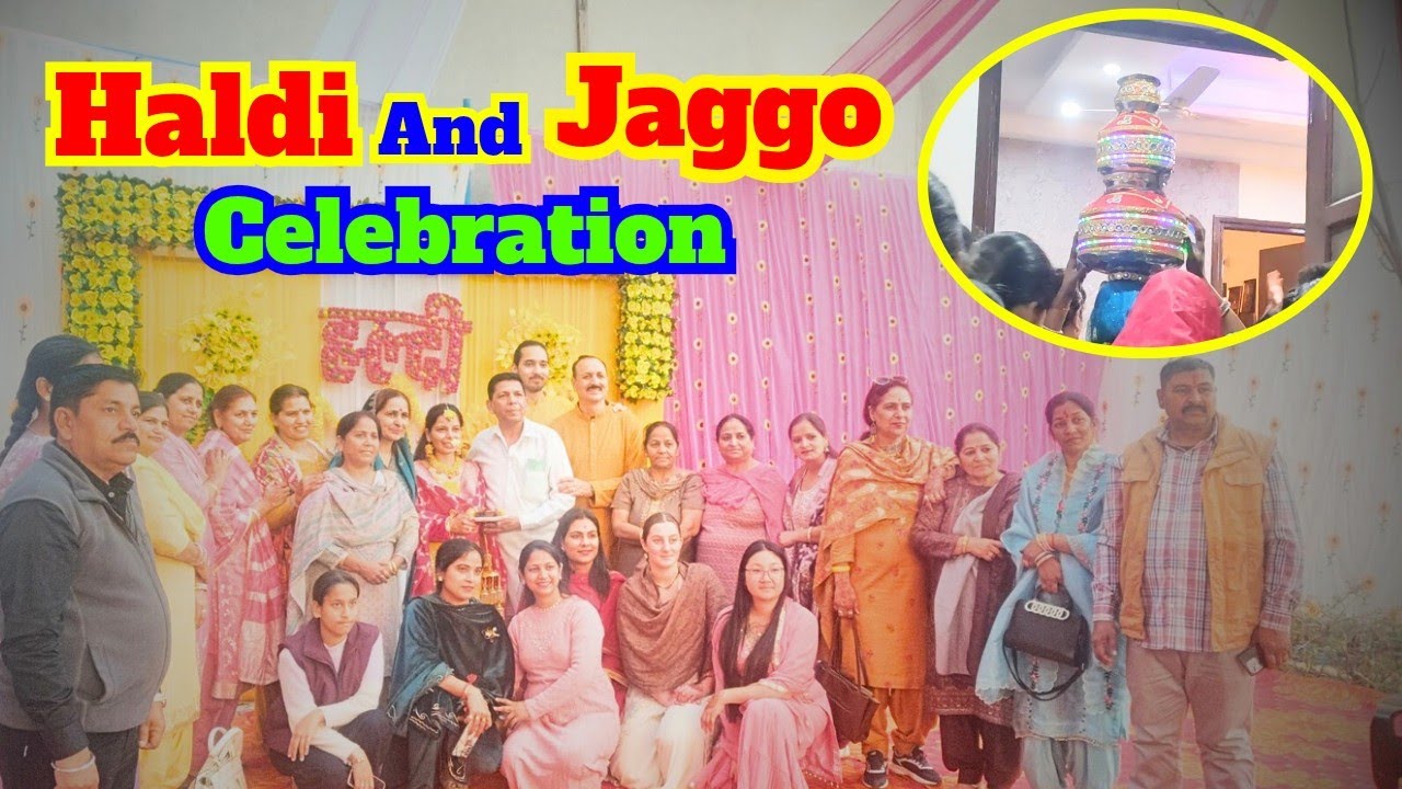 Binny Masi Ji Ki Haldi and Jaggo Celebration 🎉🎉