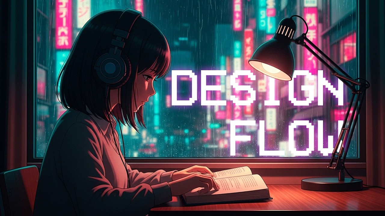 DESIGN FLOW 🎨 Lofi Beats for Creative Work & UX/UI [Deep Focus] SWS
