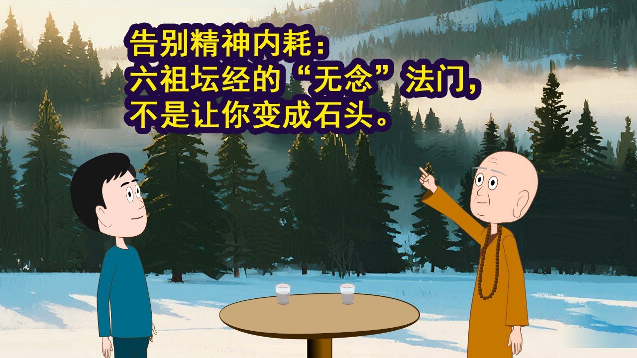 告别精神内耗：六祖坛经的&ldquo;无念&rdquo;法门，不是让你变成石头。停止压抑念头！一位老禅师点醒了我：&ldquo;无念&rdquo;的真正含义。