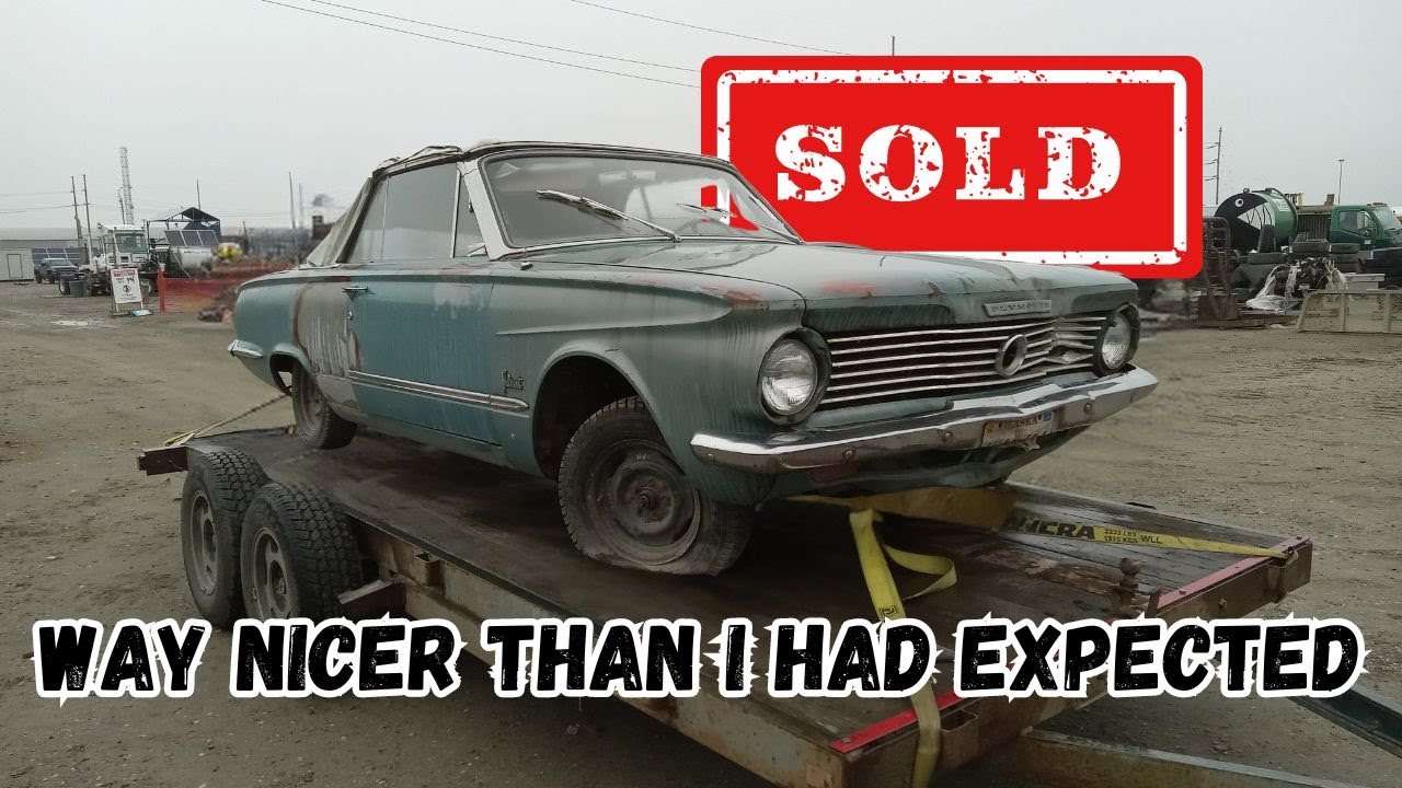 $200 AUCTION BUY - '64 Plymouth Valiant Convertible - Let's take a look at what I got myself into...