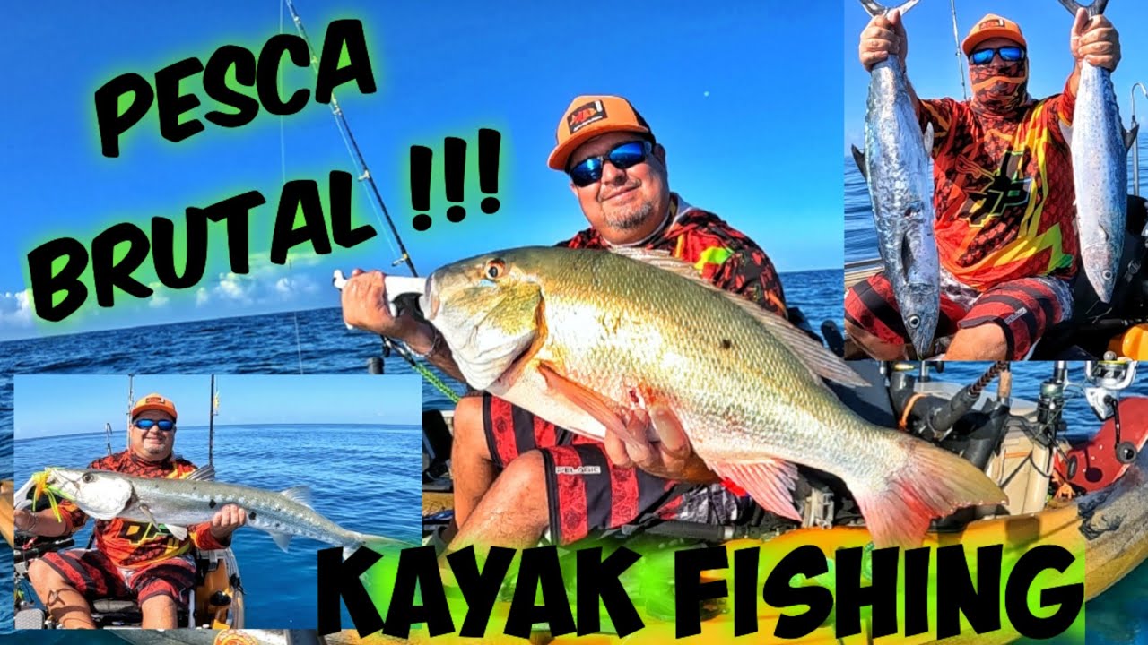 Pesca Brutal a Kayak en Cabo Rojo - #Pargos #Barracuda #Sierra #Pescando en #Puerto #Rico