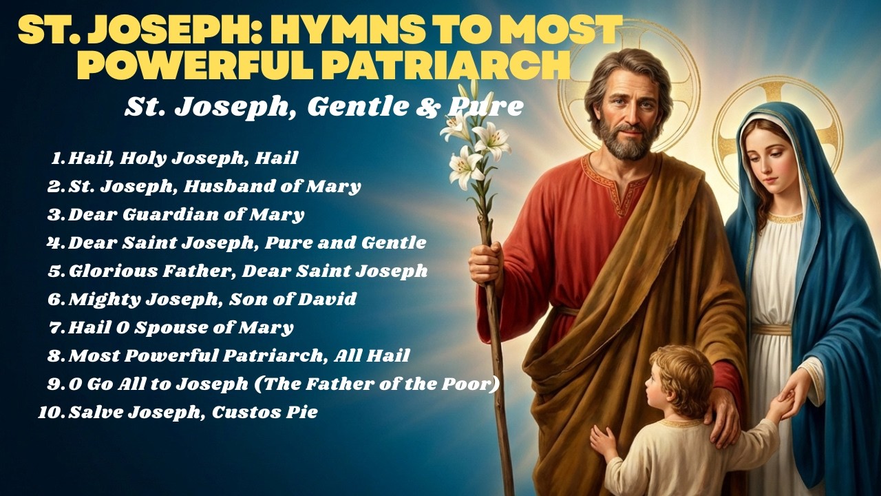 Hymns to Saint Joseph - Most Powerful Patriarch  | Complete Catholic Hymns Album #StJoseph #hymns