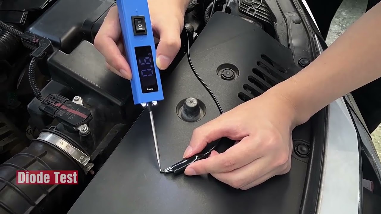 12/24V Automotive Circuit Tester Car Power Circuit Probe Tester Electrical Diagnostic Tool with LCD