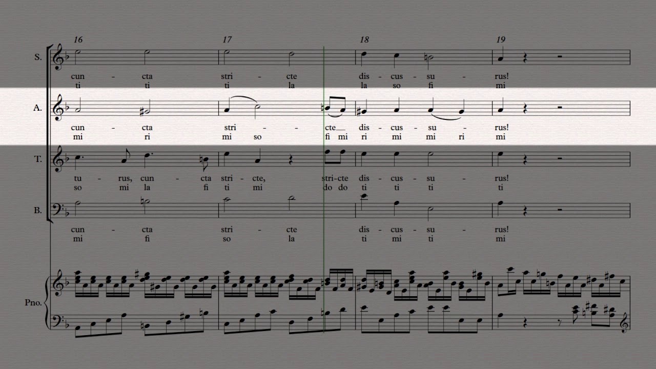 Dies Irae - Mozart's Requiem Alto Rehearsal Track