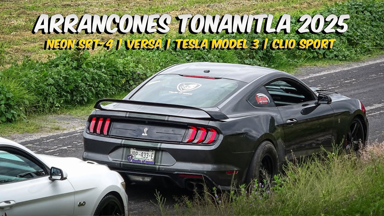 Arrancones Tonanitla Julio 2025 | Neon SRT-4, Versa, Tesla Model 3, Clio Sport, etc.