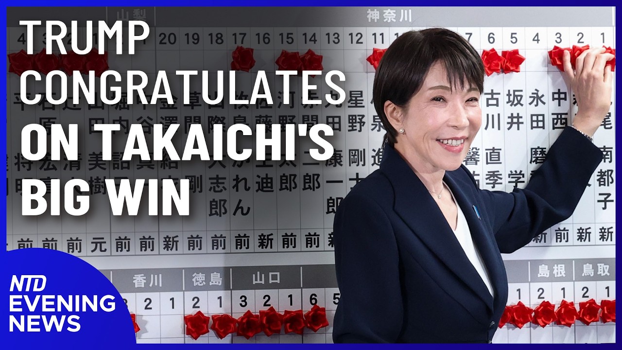 Trump Congratulates Takaichi. What Her Big Win Means for the Region. | NTD Evening News (Feb. 8)