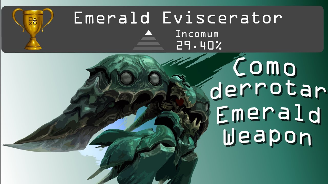 Guia de como derrotar o Emerald Weapon! Final Fantasy 7 Clássico!