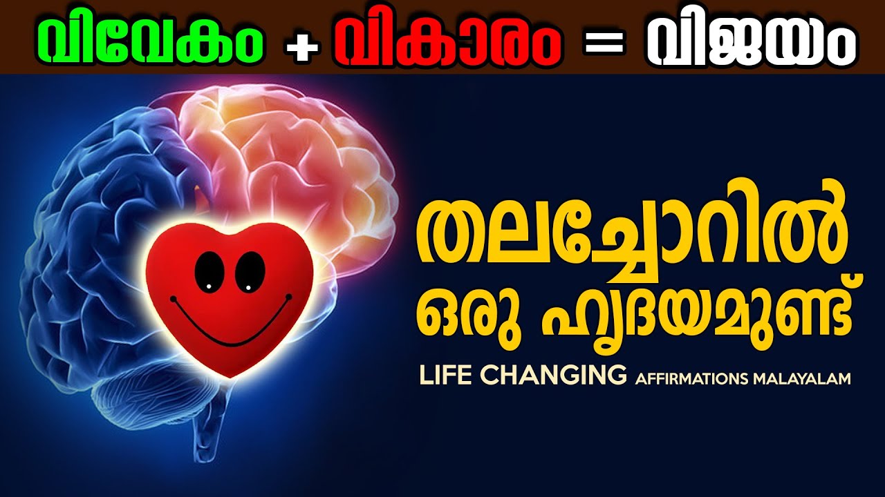 നിങ്ങൾ ഇമോഷണൽ ആണോ? അതോ ബുദ്ധിജീവിയോ ? BRAIN FACTS - LIFE CHANGING AFFIRMATIONS മലയാളം