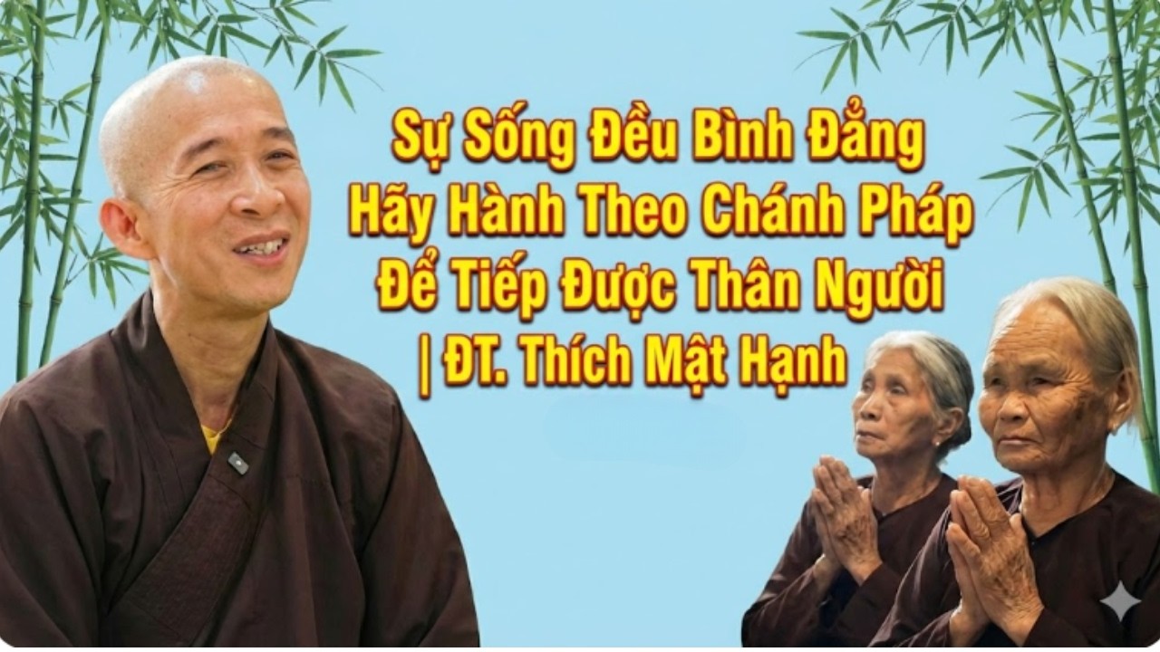 Sự Sống Đều Bình Đẳng Hãy Hành Trì Chánh Pháp Để Tiếp Tục Được Thân Người | Đức Thầy Thích Mật Hạnh.
