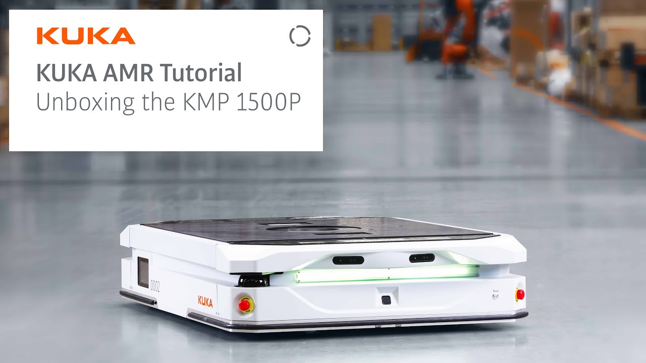 Обучение KUKA AMR — распаковка KMP 1500P