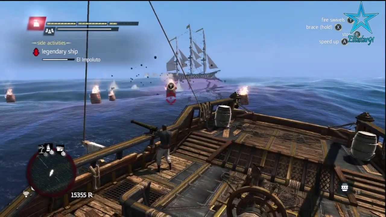 Assassins Creed: Black Flag - El Impoluto EASY STRATEGY - Legendary Ship Battle!!! [HD]