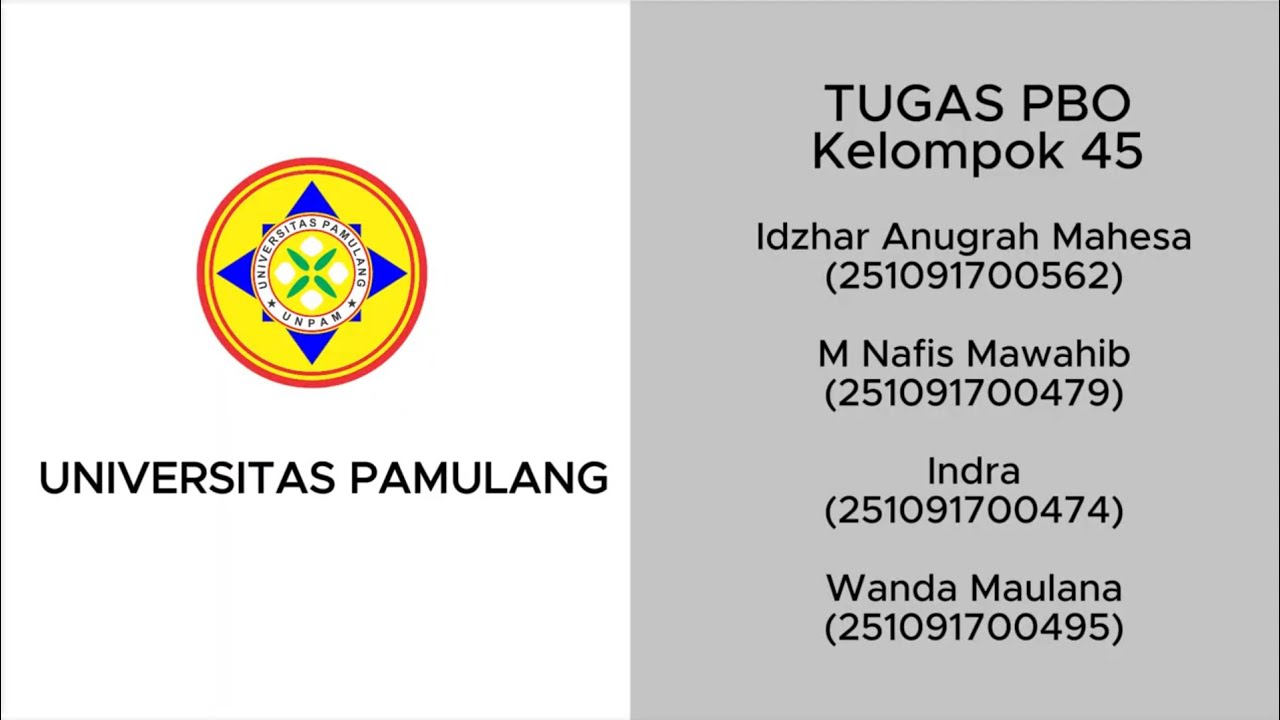 Aplikasi Kasir Sederhana | Pemrograman Berorientasi Objek [Java]