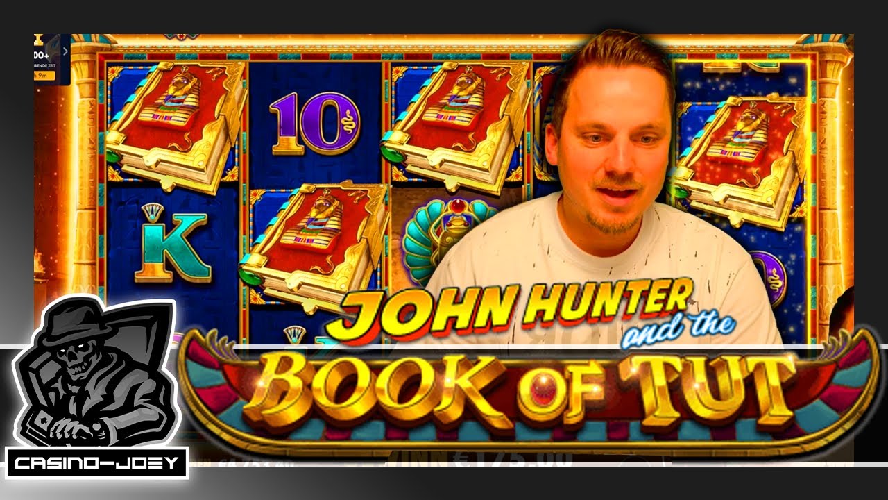 BOOK OF TUT IS CRAZY !! BIG WIN WITH 4 BOOKS 🤑💸 CASINOJOEY 🎰⬇️🔥 GIVEAWAY 🔥⬇️