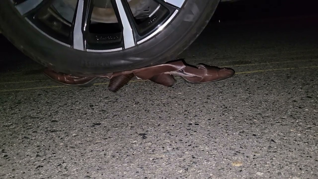 Betty run over heels