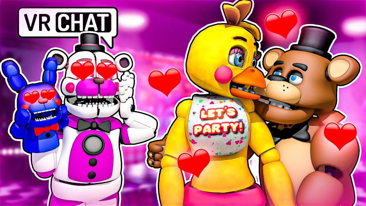 Chica Visits Freddy and Funtime Freddy in VRCHAT
